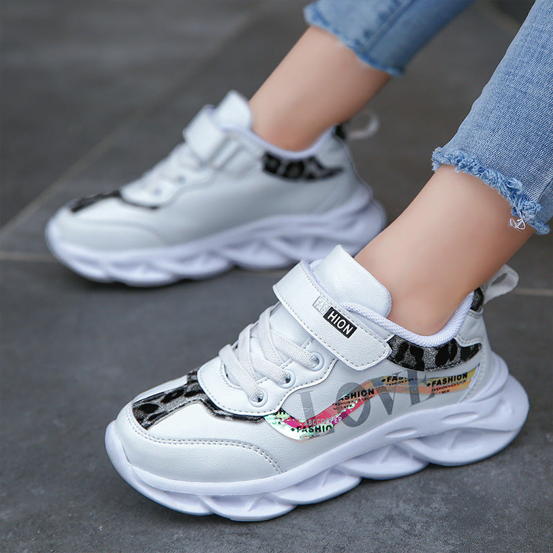 Chaussures tendance style coréen pour fille – Chaussures de sport pour enfants