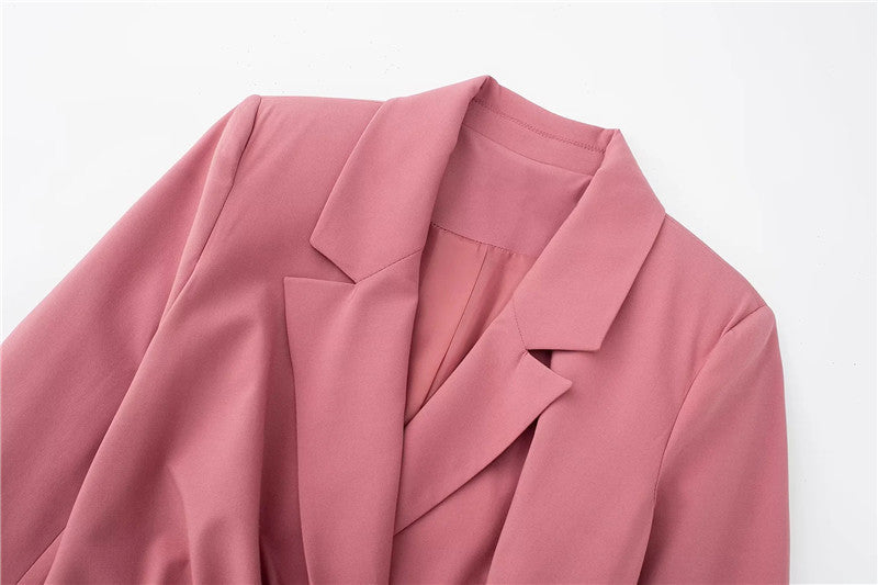 Robe Blazer Femme Plissée – Élégante, Style Tailleur Moderne et Structuré