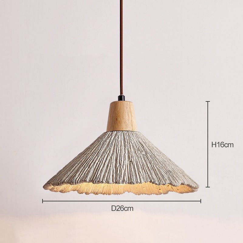 Lustre en ciment style nordique – Décoration de salon
