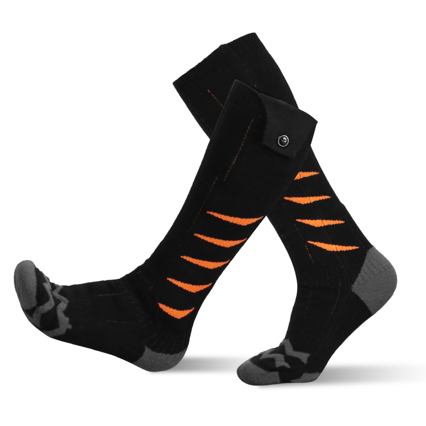 Chaussettes chauffantes électriques unisexes – 2 options, avec contrôle via application & batterie rechargeable 5000mAh – Idéal hiver, ski, randonnée, camping & chasse
