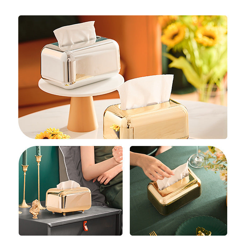 Boîte à mouchoirs de luxe créative pour salon