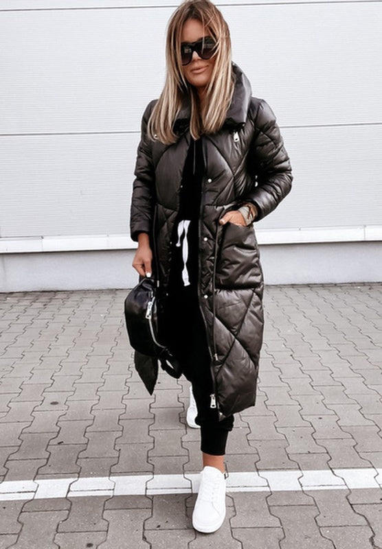 Manteau long d’hiver grande taille – Veste tendance et élégante