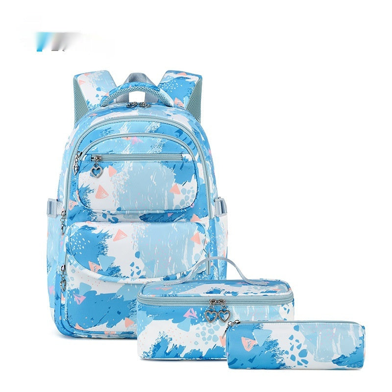Ensemble sac à dos scolaire 3 pièces – Motifs imprimés et style tendance