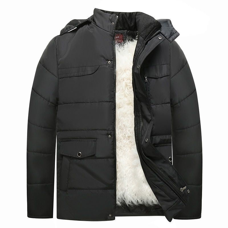 Manteau chaud homme – Veste d’hiver matelassée en coton