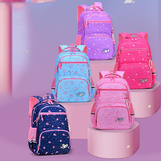 Sac à dos fille mignon – Style princesse à motif dessin animé