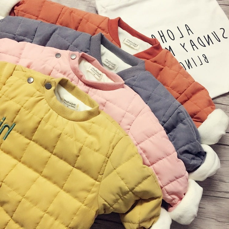 Veste d'hiver matelassée en coton pour enfants