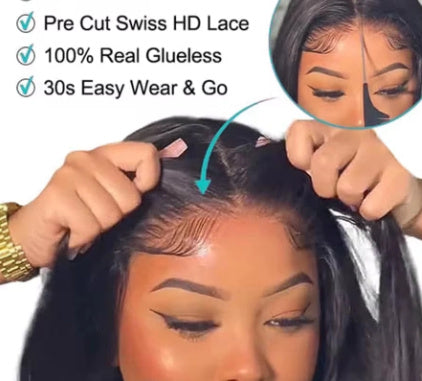 Perruques Body Wave en cheveux humains – Sans colle
Body Wave Glueless Human Hair Wigs