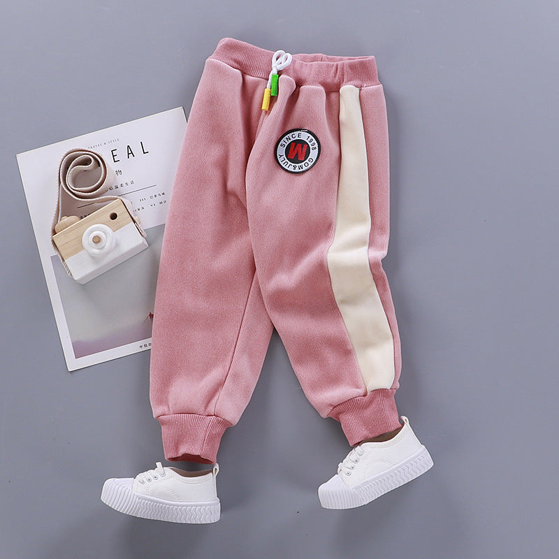 Pantalons de survêtement en cachemire pour enfants