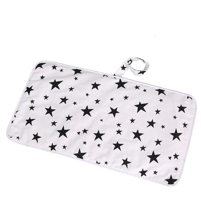 Organisateur de couches suspendu pour table à langer ou lit/ oBaby cotton portable diaper changing pad
