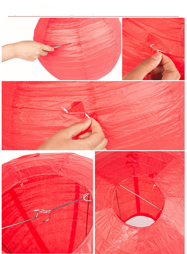 Folding paper lantern