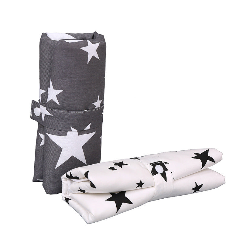 Organisateur de couches suspendu pour table à langer ou lit/ oBaby cotton portable diaper changing pad