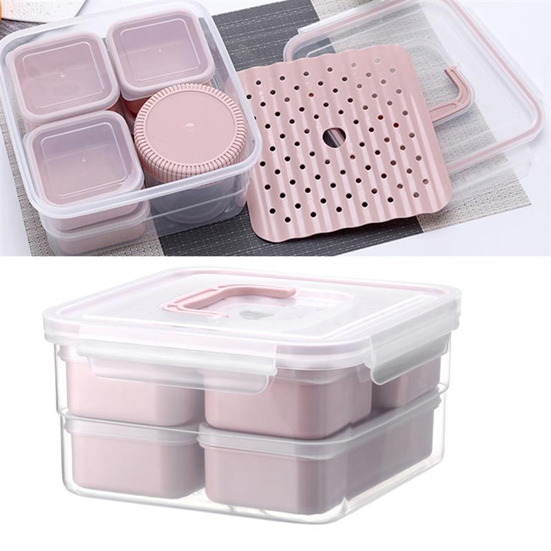 Boîte à Lunch Carrée 6 Compartiments – Modèle ZG-1050C