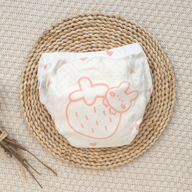 Couche Lavable en Tissu Gaze pour Nouveau-né – Culotte d’Apprentissage Imperméable
