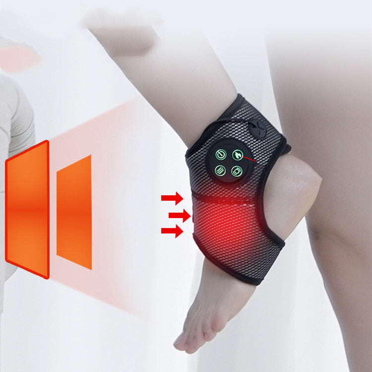 Masseur de chevilles pétrissant avec compresse chaude électrique