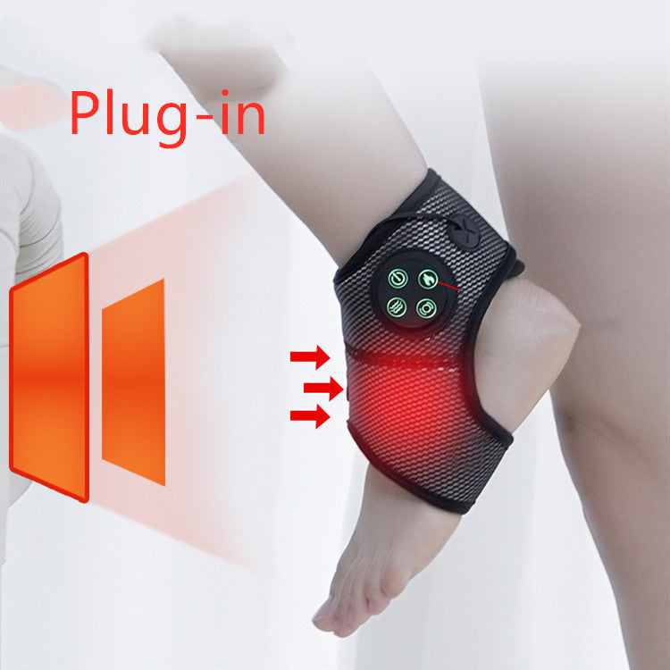 Masseur de chevilles pétrissant avec compresse chaude électrique