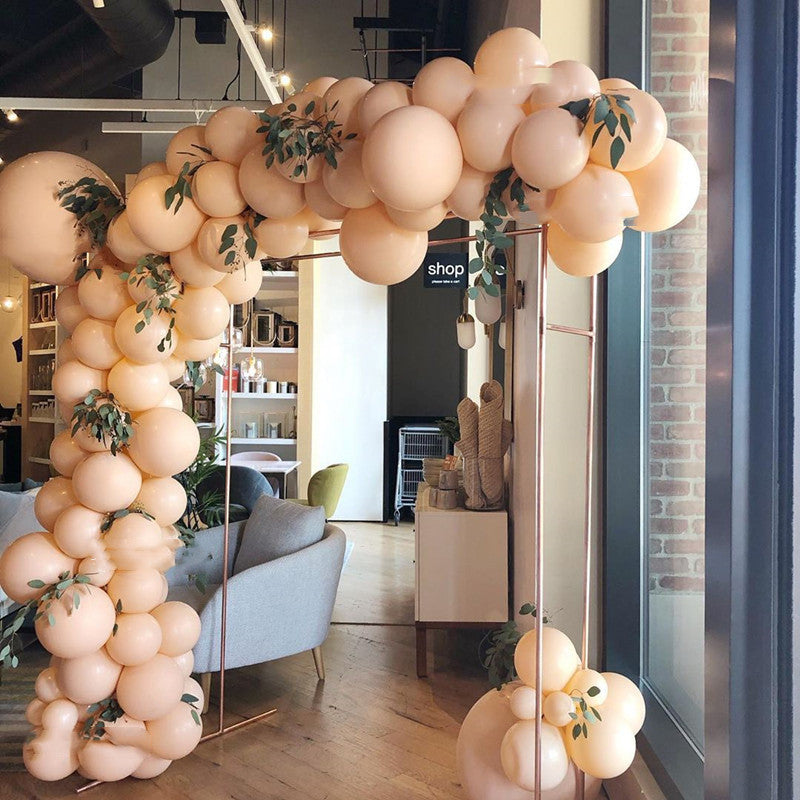 Filet à Ballons Rouge Macaron & Ballons Maca Orange – Décoration Créative pour Mariage, Anniversaire et Fêtes d’Enfants