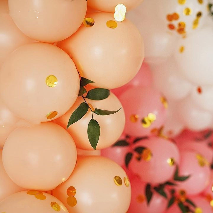 Filet à Ballons Rouge Macaron & Ballons Maca Orange – Décoration Créative pour Mariage, Anniversaire et Fêtes d’Enfants