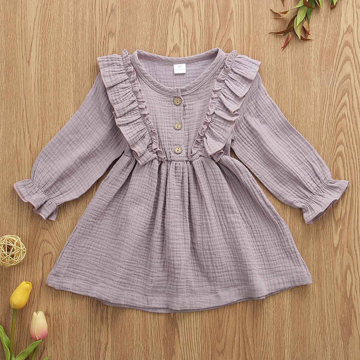 Robe en coton pour fille
