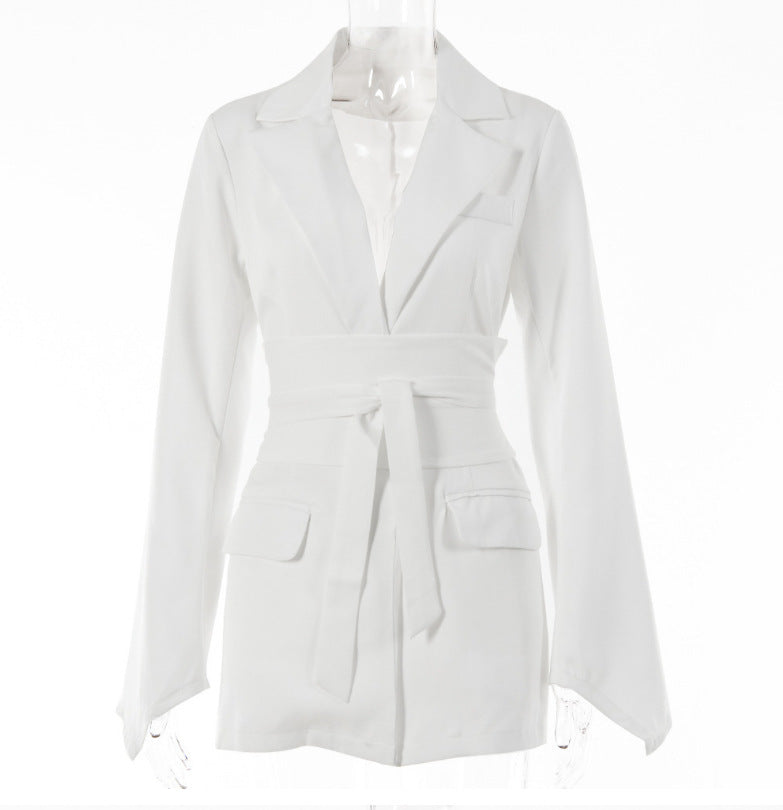 Blazer Femme Élégant – Veste Cintrée Taille Haute, Coupe Structurée et Chic