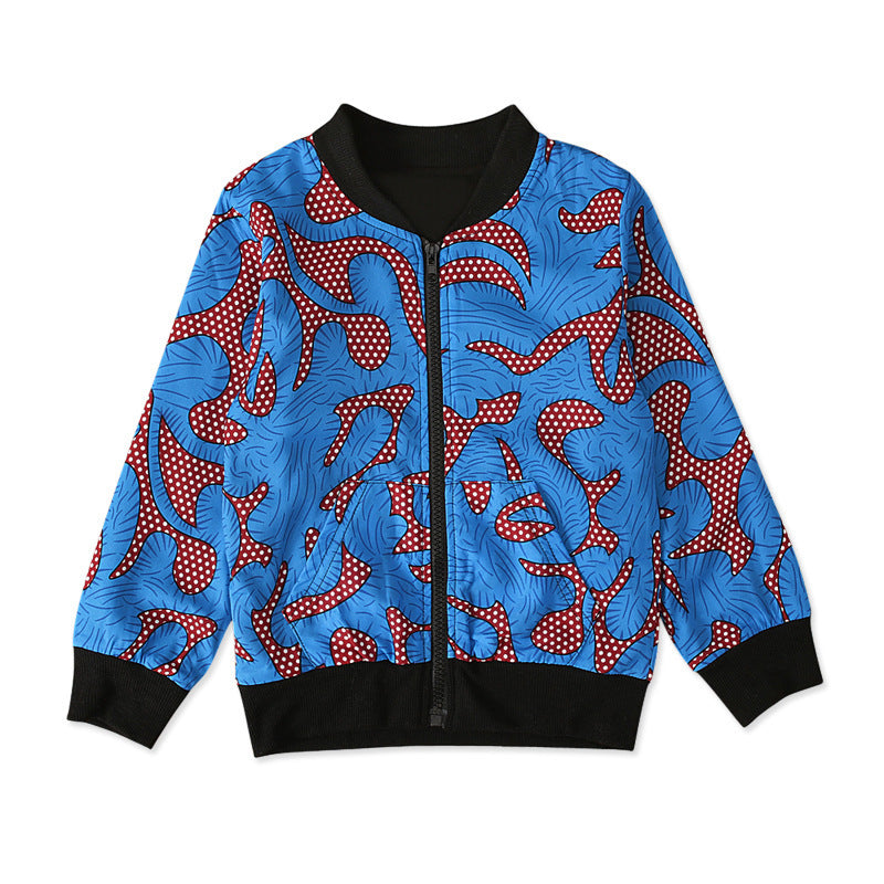 Manteau zippé enfant – Imprimé bohème