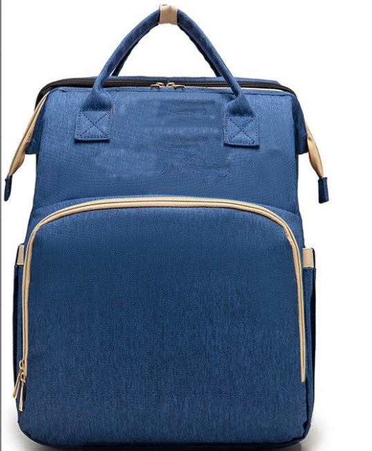 Sac à langer multifonction grande capacité – version USB rechargeable, pliable pour lit de bébé