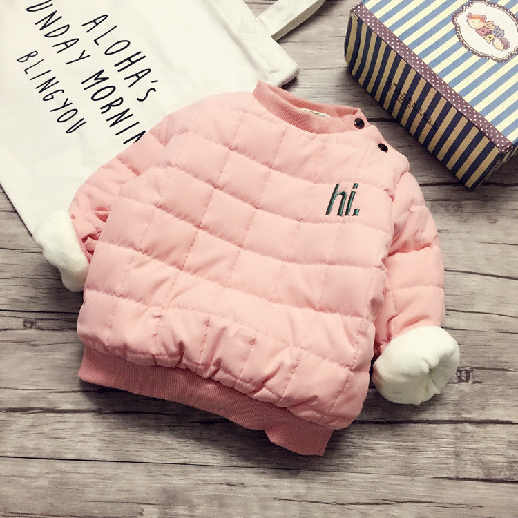 Veste d'hiver matelassée en coton pour enfants