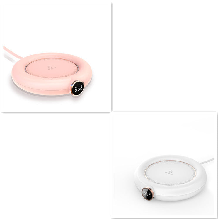 Chauffe-tasse USB – Plaque chauffante électrique 3 températures réglables, écran LED, pour tasse/mug – Idéal maison, bureau, cuisine, hiver