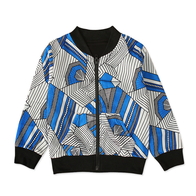 Manteau zippé enfant – Imprimé bohème