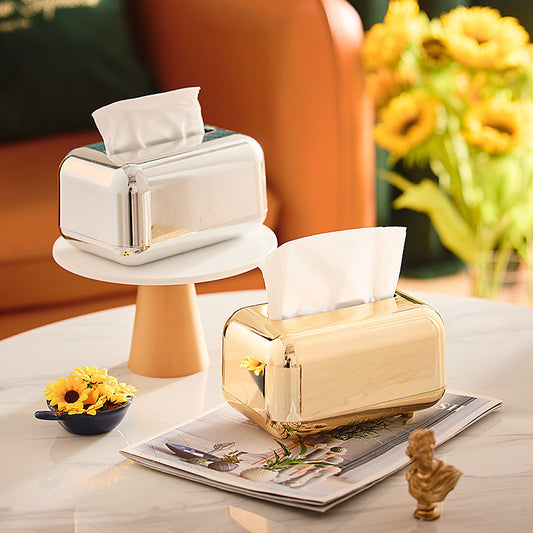 Boîte à mouchoirs de luxe créative pour salon
