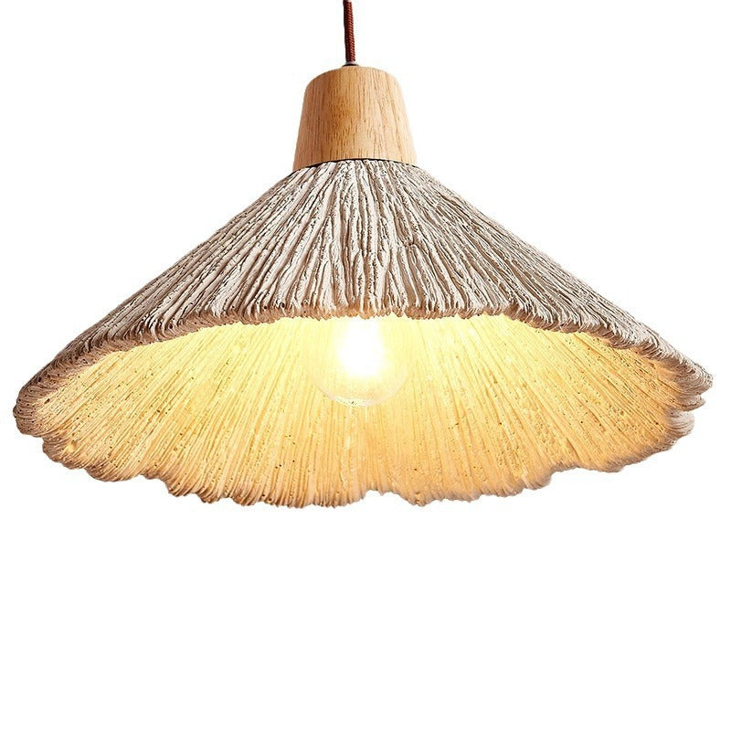 Lustre en ciment style nordique – Décoration de salon