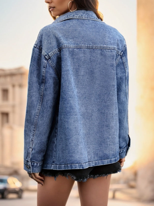 Veste en jean femme – Style casual décontracté