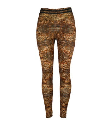 Legging Femme Taille Haute – Imprimé Corde de Chanvre, Style Décontracté & Fitness Printemps