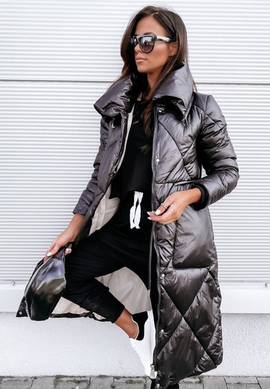 Manteau long d’hiver grande taille – Veste tendance et élégante