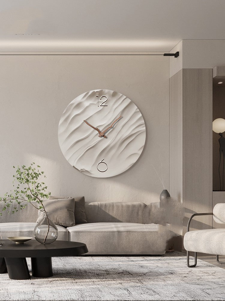 Horloge murale minimaliste pour décoration de salon