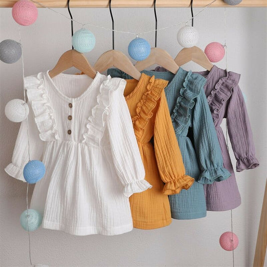 Robe en coton pour fille