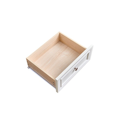 Commode 10 tiroirs en bois – Style rustique avec base et rebord