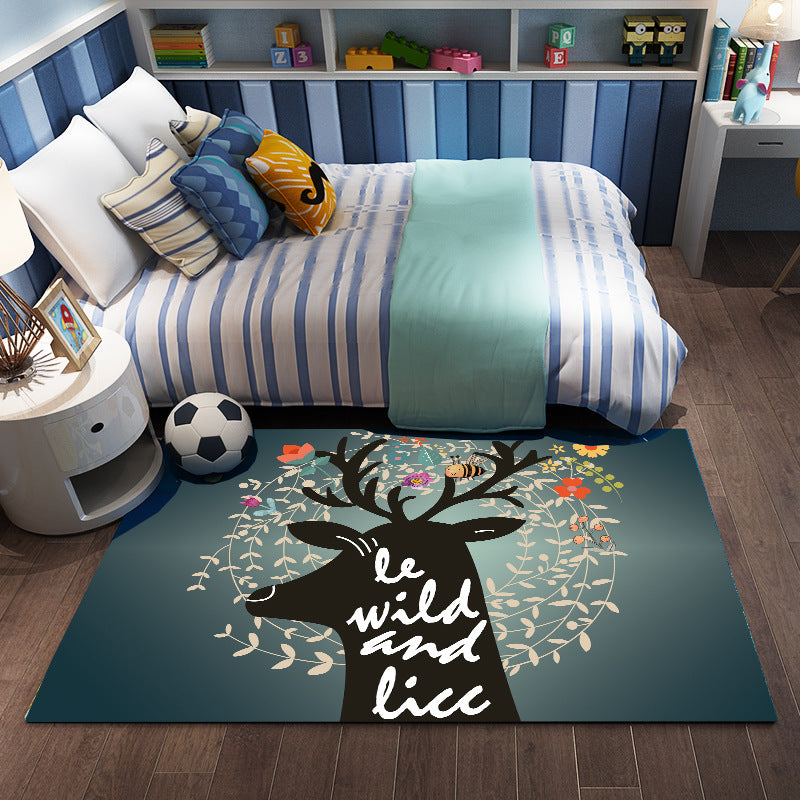 Tapis chambre – Motif cartoon/anime en polyester