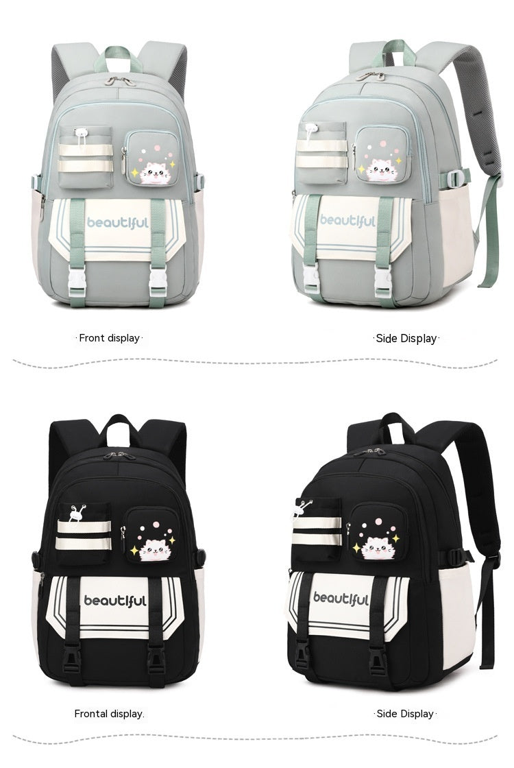 Cartable grande capacité pour filles – École primaire – Mignon