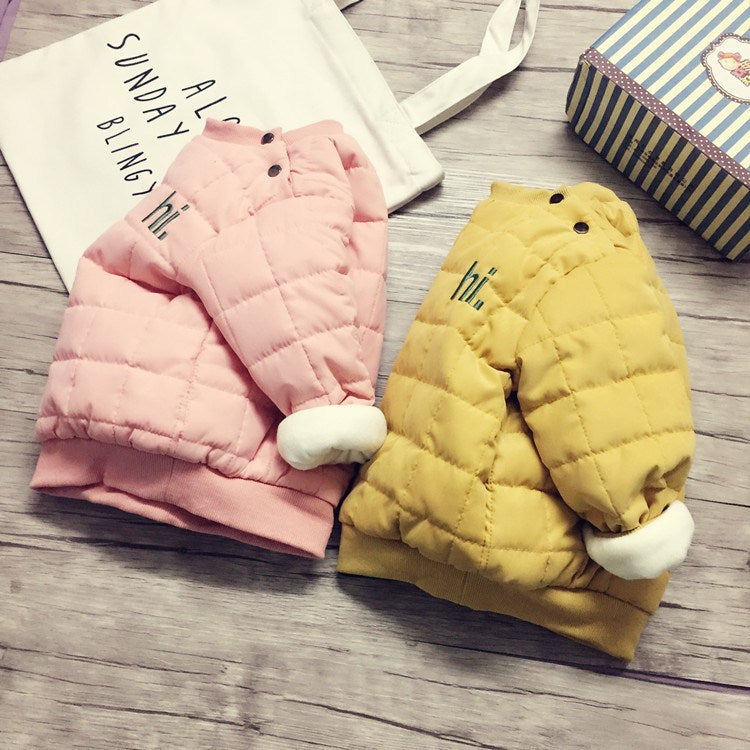Veste d'hiver matelassée en coton pour enfants