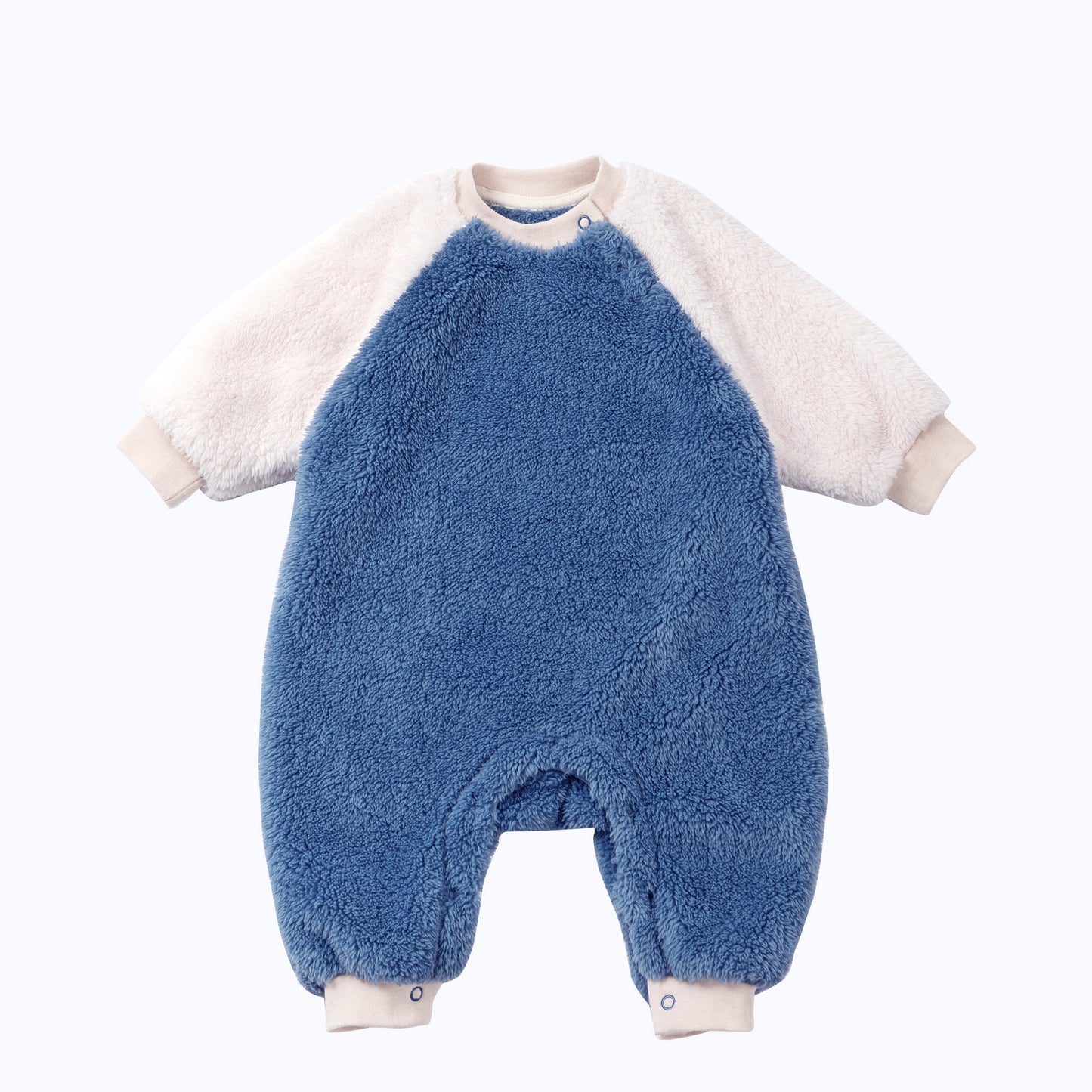 combinaison en peluche douce pour bébé- automne-hiver / Jumpsuit Autumn And Winter Fleece-lined Thick Coral Fleece Romper