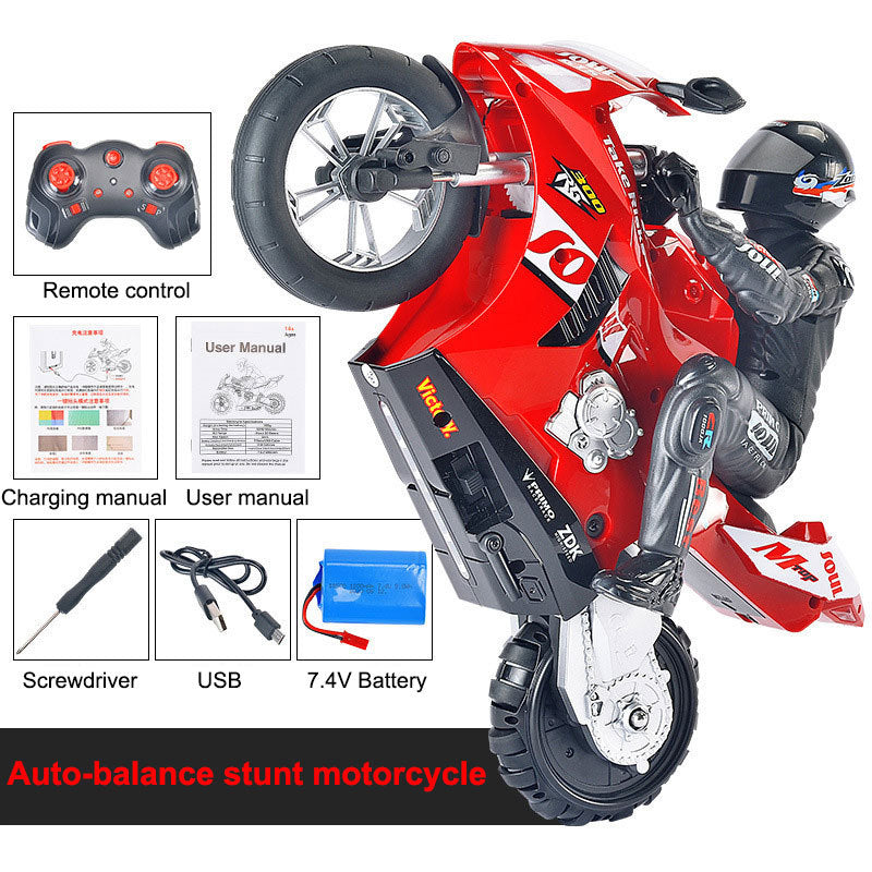Moto Électrique Télécommandée Tout-Terrain – Monocycle Cascadeur pour Enfants