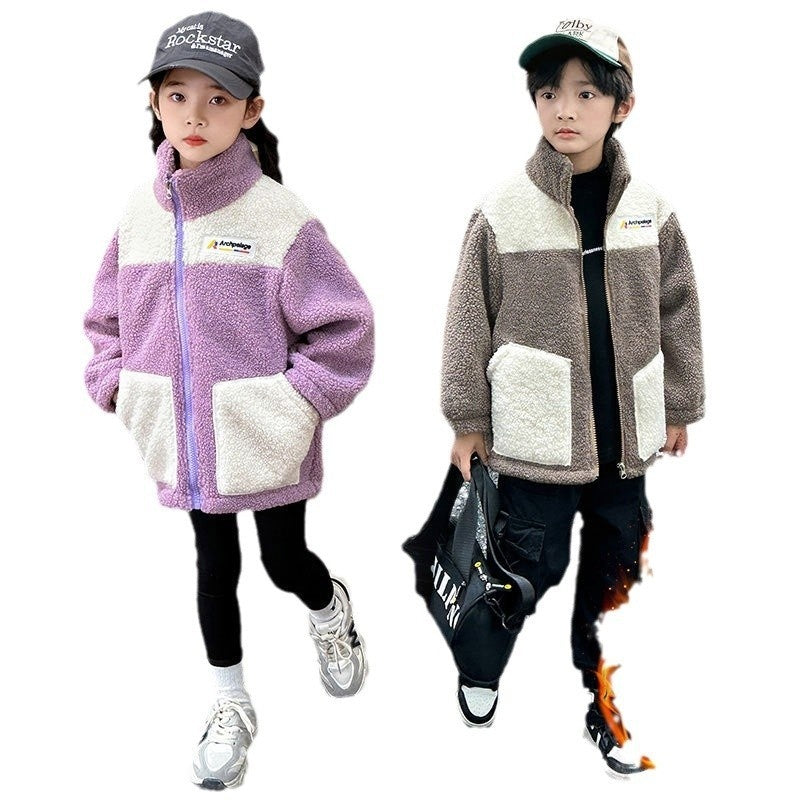 Manteau d’hiver enfant – Mode casual, chaud et épaissi, pour filles et garçons (petits et moyens enfants)