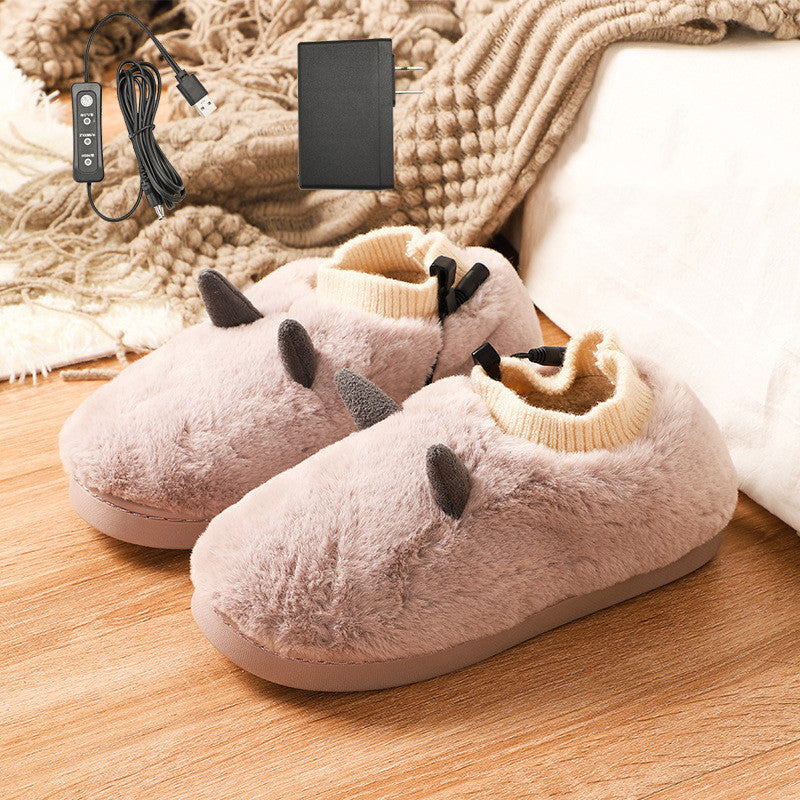 Chaussons chauffants électriques USB
