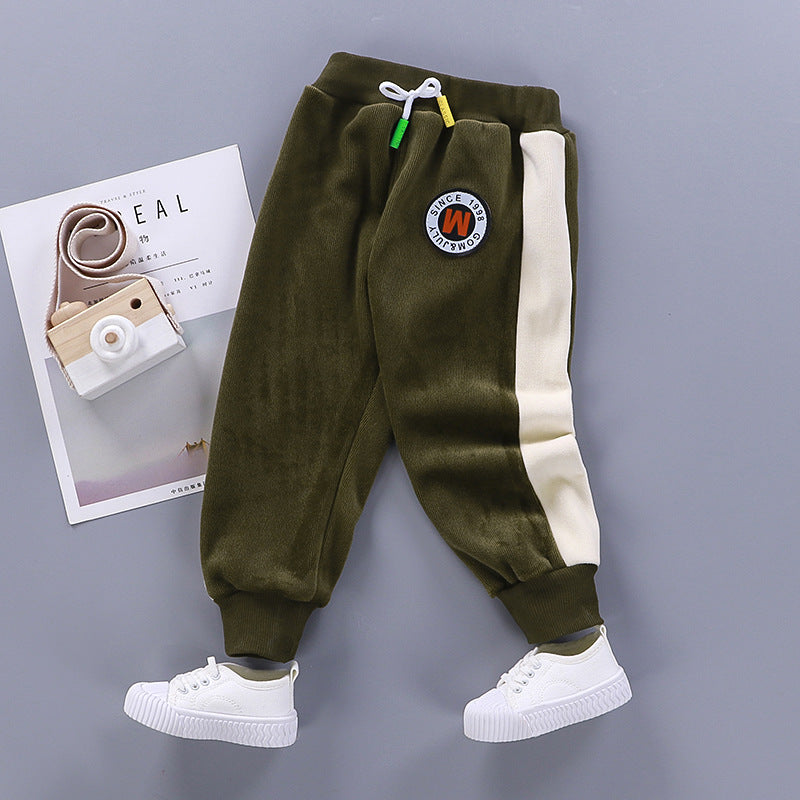 Pantalons de survêtement en cachemire pour enfants