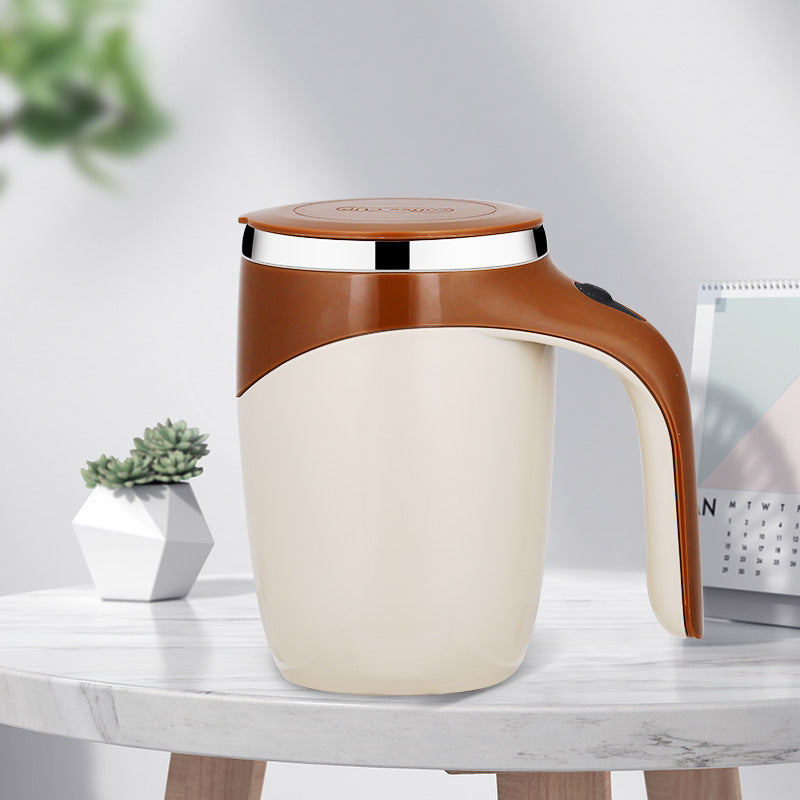 Tasse Auto-Mélangeante Électrique – Rechargeable & Magnétique | Café, Lait, Milkshake