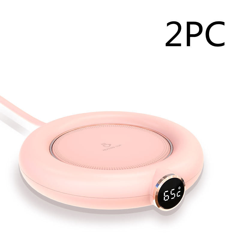 Chauffe-tasse USB – Plaque chauffante électrique 3 températures réglables, écran LED, pour tasse/mug – Idéal maison, bureau, cuisine, hiver
