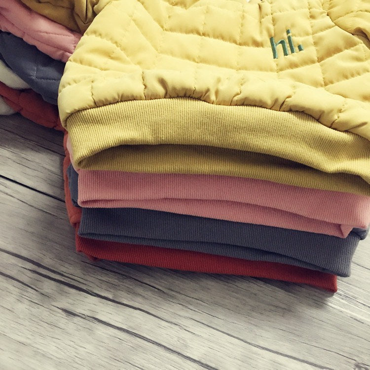 Veste d'hiver matelassée en coton pour enfants
