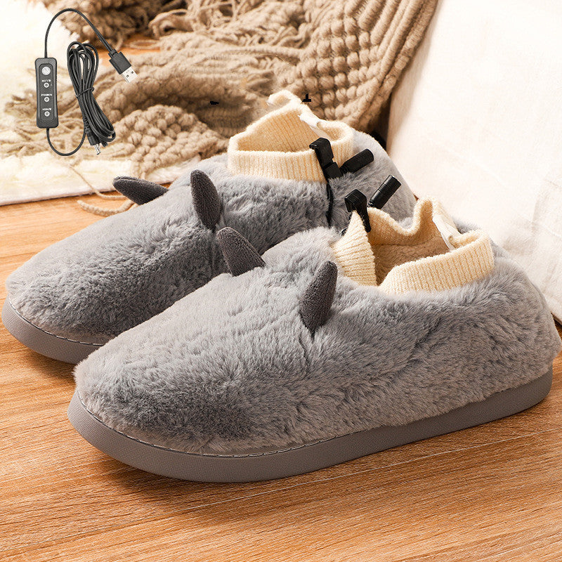 Chaussons chauffants électriques USB
