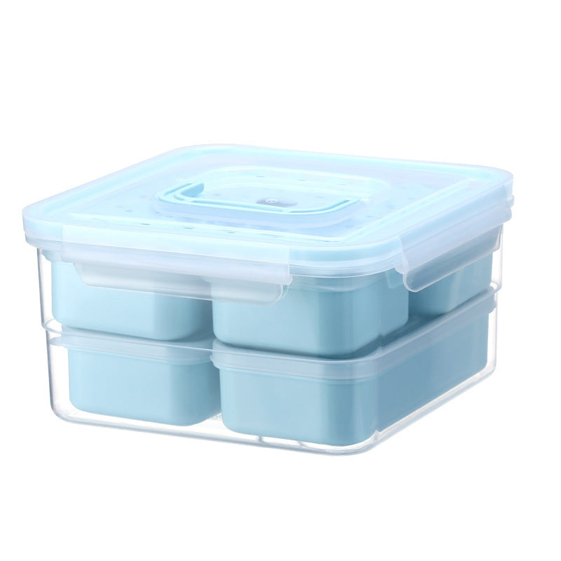 Boîte à Lunch Carrée 6 Compartiments – Modèle ZG-1050C