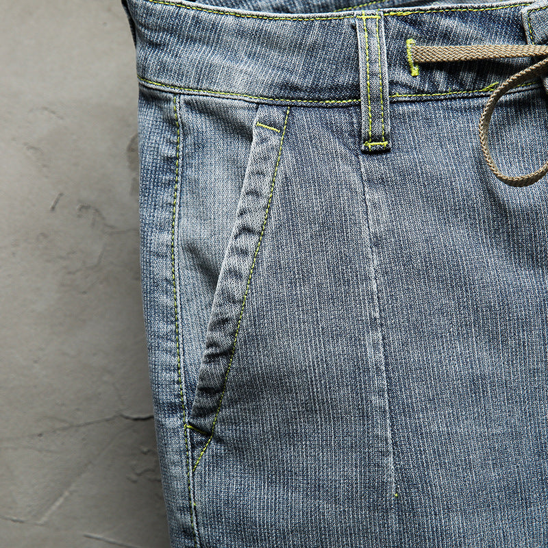 Jeans rétro slim coupé